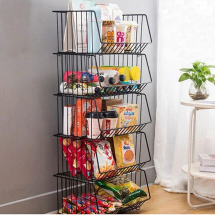 5 Tier Basket Storage Rack