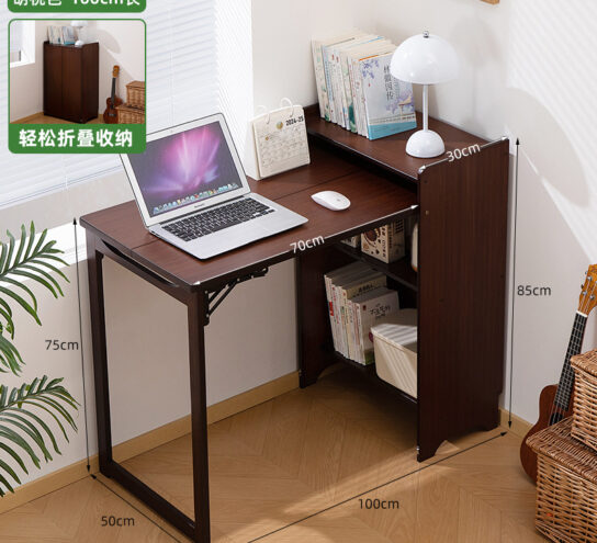 SKU01_颜色_RJ504多功能折叠桌胡桃色